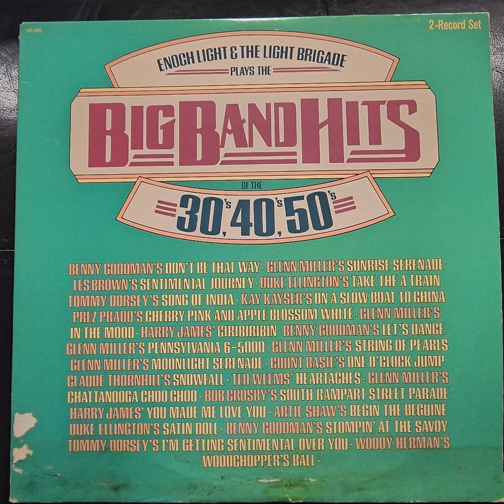 Big Band Hits Vinyl Record Set 1979